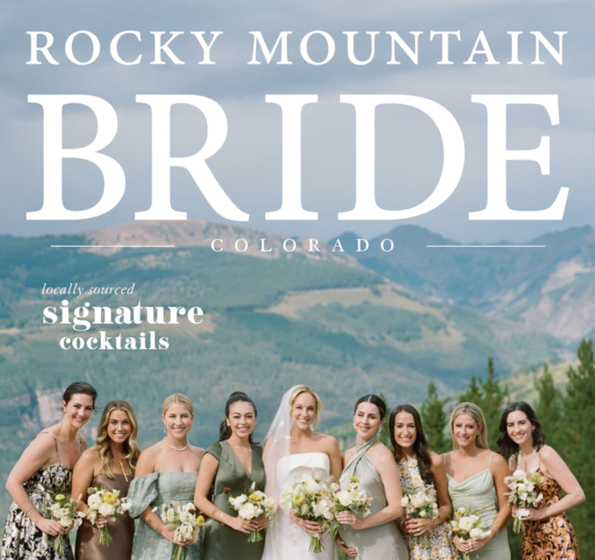 Our Lara Lace Bridal Robe | Featured In Rocky Mountain Bride Magazine Colorado