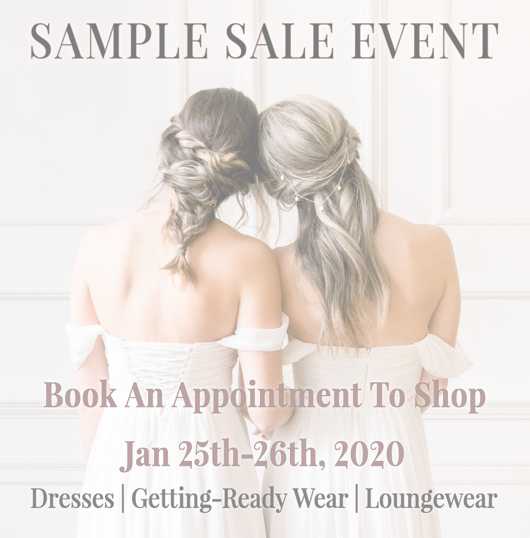by catalfo bridal sample sale event in toronto