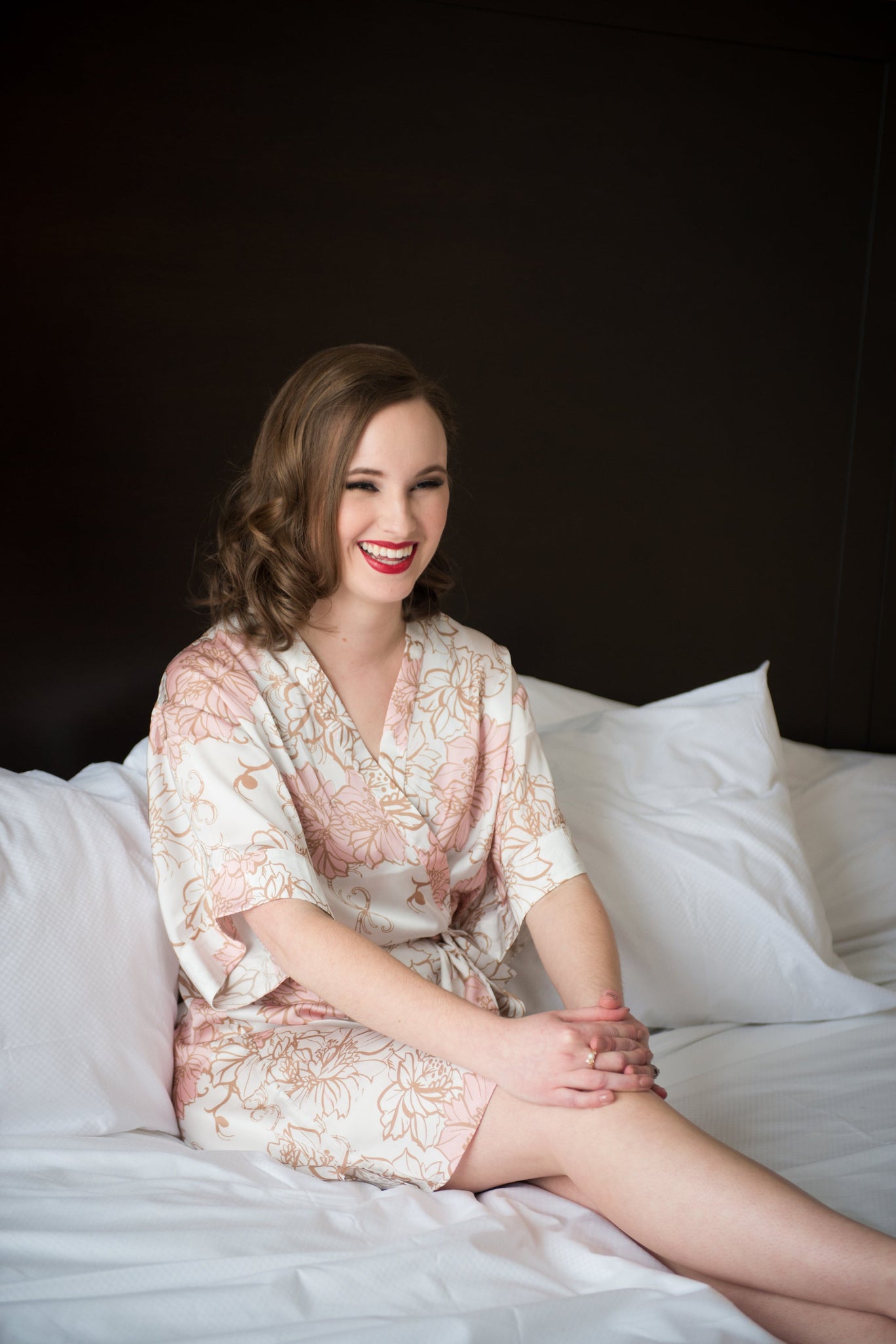 Brooklyn Robe Brooklyn Floral Robe (Ivory)