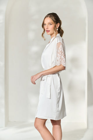 Blisse Lace Bridal Robe