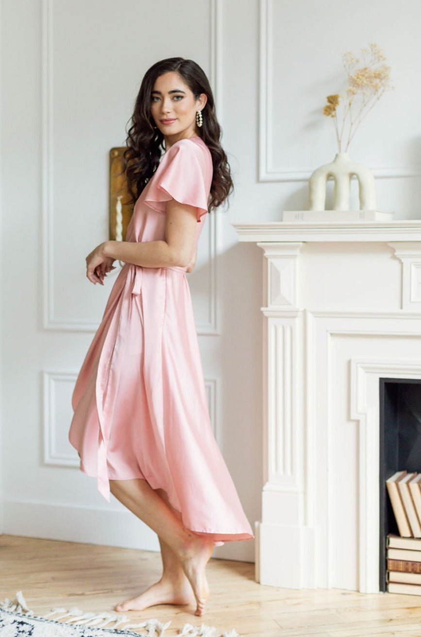 Amalfi Midi Wrap Dress