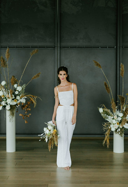 Dahlia Bridal Jumpsuit