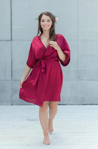 Luxe Robe (Burgundy)