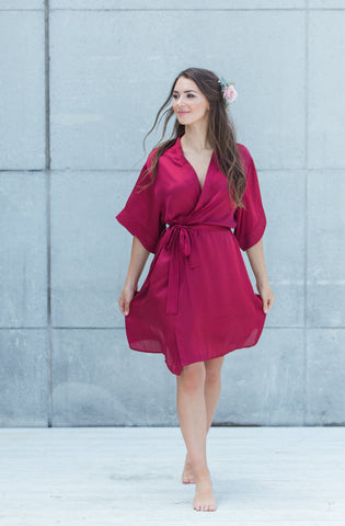 Luxe Robe (Burgundy)