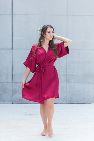 Luxe Robe (Burgundy)