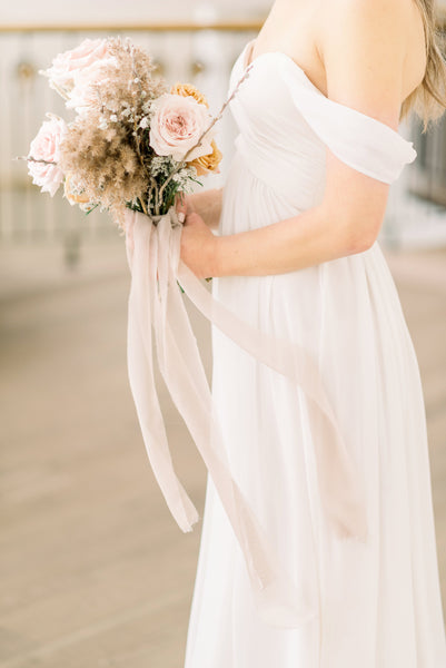 Off The Shoulder Wedding Gown