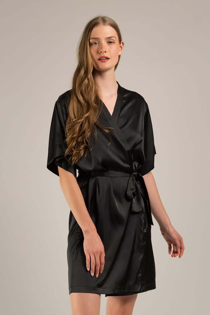 Black Luxe Robe