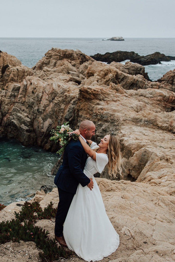Amalfi Elopement Dress