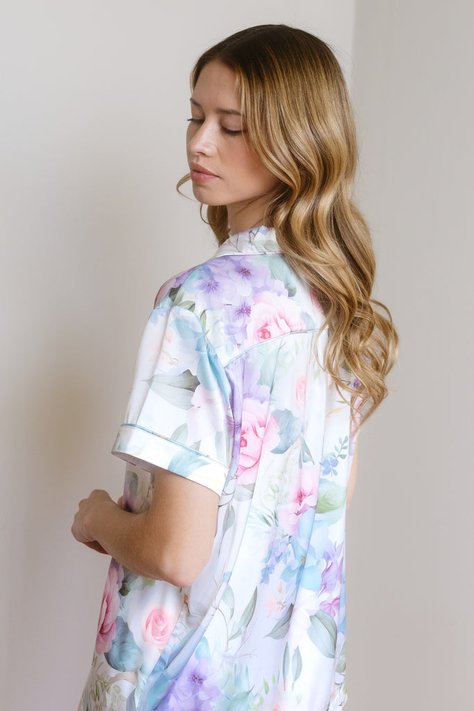 Sleeping Beauties Floral Shortie PJs
