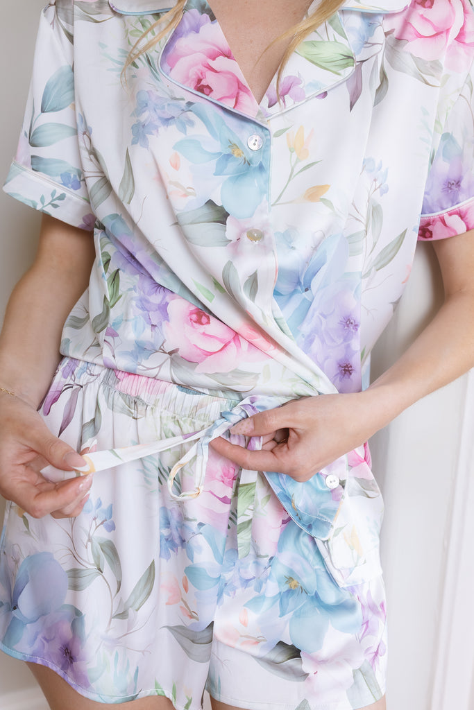 Sleeping Beauties Floral Shortie PJs
