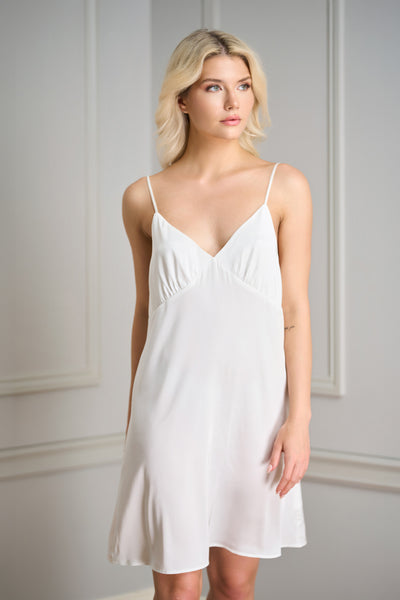 silky white wedding slip dress in canada