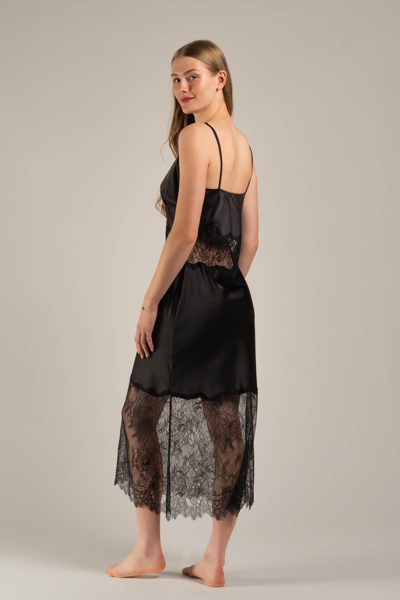 Black Wren Slip Dress