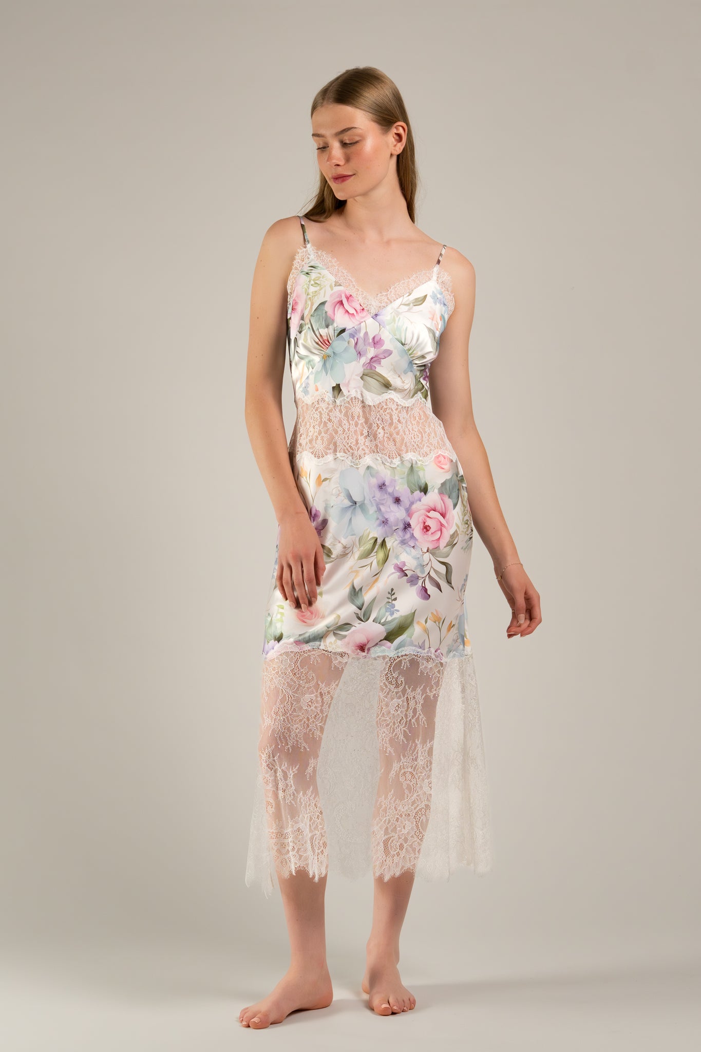 Floral Wren Slip Dress