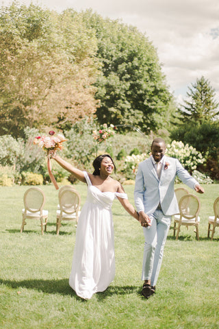 Off The Shoulder Wedding Gown